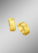 Diamantierte Klappcreolen 