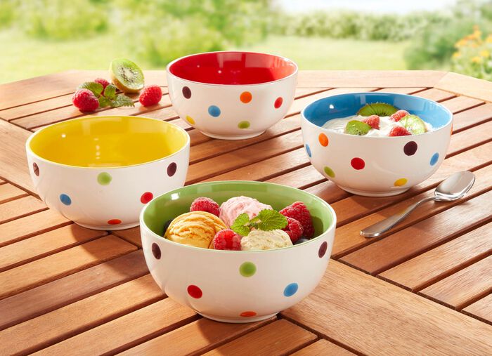 Schalen-Set, 4-teilig, aus Dolomit 