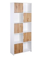 Trendige M&ouml;belserie WEISS/EICHE-ART.