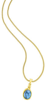 Edle Unikate: Anhänger mit Türkis, beh., und mit Matrix 