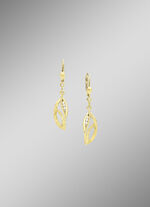 Ohrringe aus Gold mit Zirkonia 