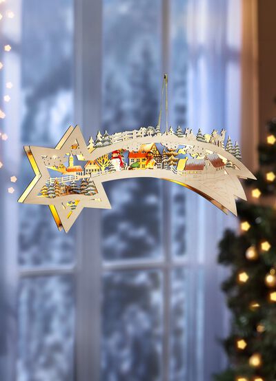 Beleuchtete Sternschnuppe 