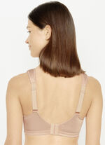 Susa Zweierpack BH mit Unterbruststütze 1X ANTHRAZIT, 1X HAUT