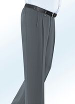 &bdquo;Klaus Modelle&ldquo;-Unterbauchhose mit Zieranh&auml;nger in 4 Farben MITTELGRAU MELIERT