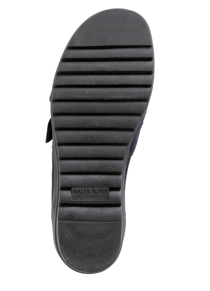 Waldl&auml;ufer, bequeme Damen-Sandalen, Weite H, mit herausnehmbarem Fu&szlig;bett MARINE