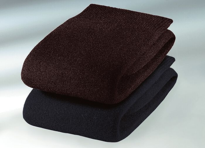 Viererpack Kniestrümpfe, uni 