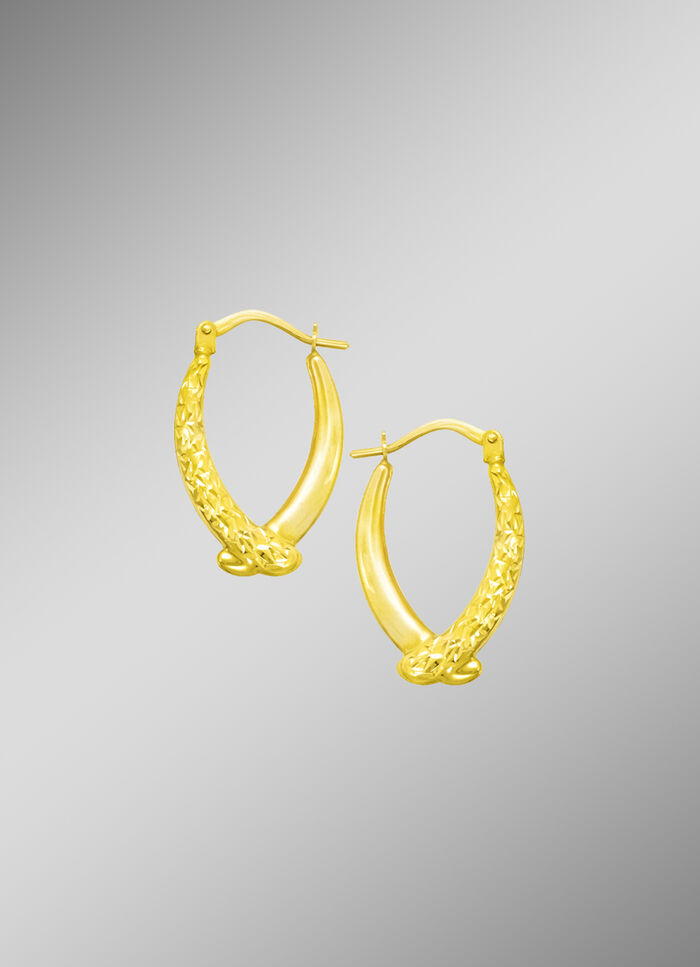 Hochgl&auml;nzende Creolen 