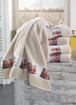 Frottier-Serie mit Jacquard-Bordüre 