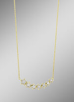 Sterne-Halskette mit Brillanten 