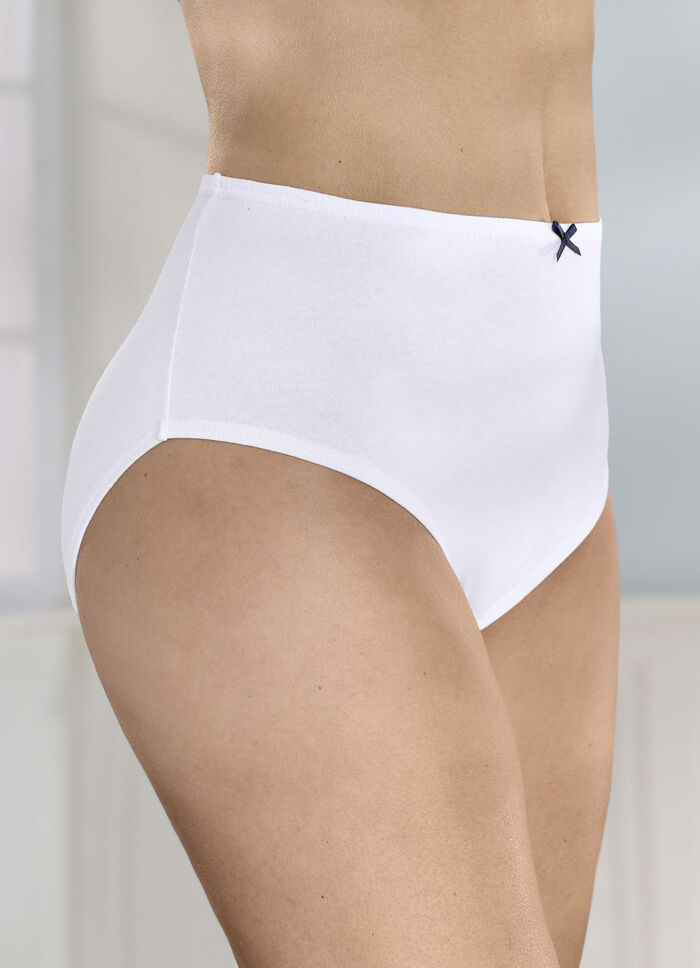 Fünferpack Slips mit Gummizug im Bund 