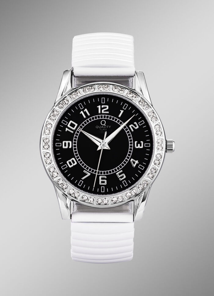 Moderne Quartz-Damenuhr mit Zugband 