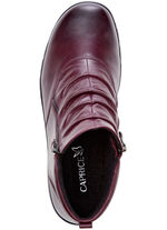 ELENA EDEN, gefütterte Damen-Boots, Winterschuhe, Weite H, mit Reißverschluss BORDEAUX