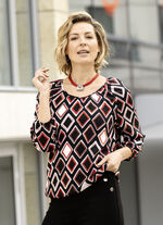 Tunika mit farbbrillantem Druck 