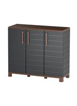 Gartenschrank &bdquo;Portofino Night&ldquo;, 3-t&uuml;rig 