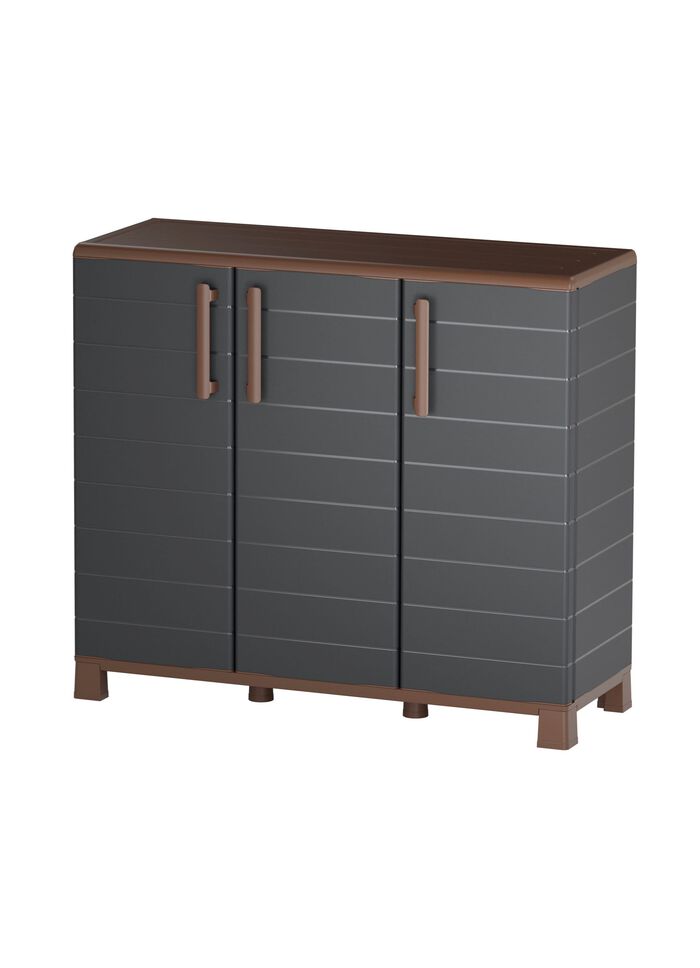Gartenschrank &bdquo;Portofino Night&ldquo;, 3-t&uuml;rig 