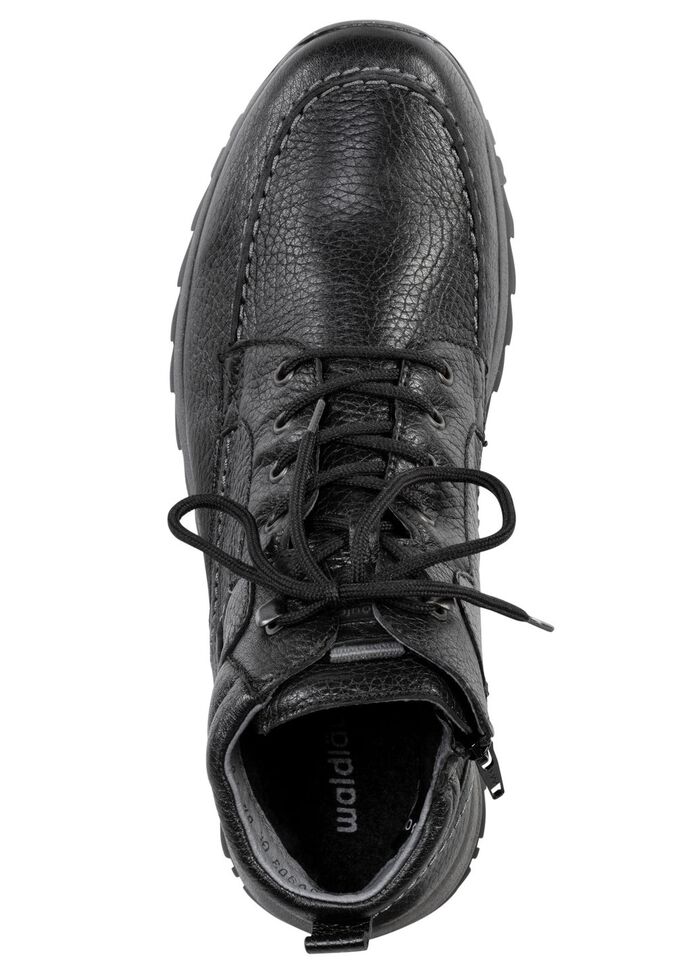 Waldl&auml;ufer Schn&uuml;r-Boot aus Hirsch-Nappaleder 