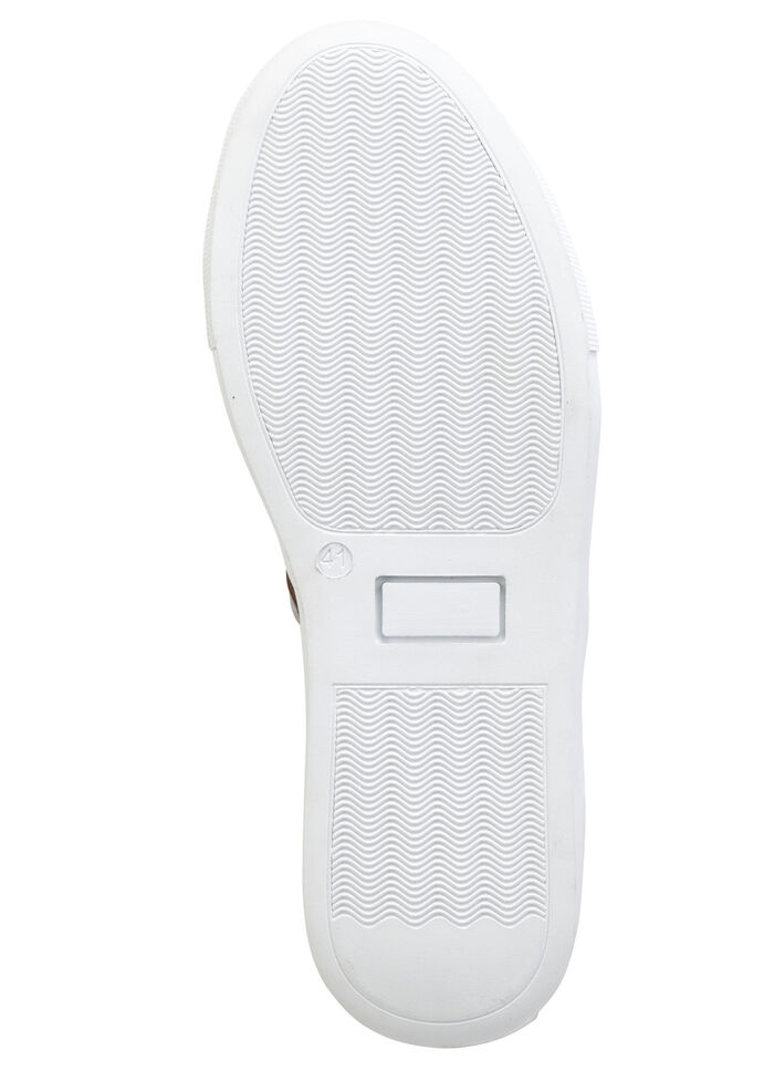 GINO GALANTE Sneaker aus Rind-Nappaleder WEISS-BRAUN