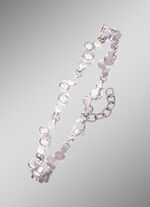 Armband aus Titan mit synth. Zirkonia 