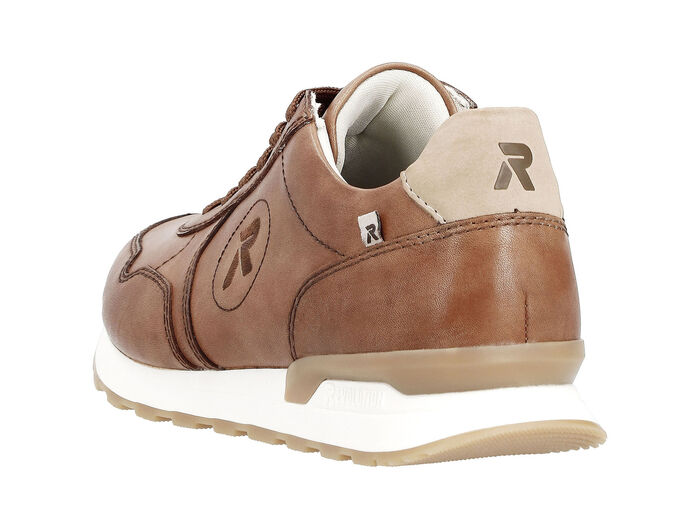 Sneaker aus Nappaleder COGNAC