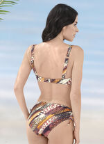 Bikini mit Bügel, schalenlos, seitlich raffbar 