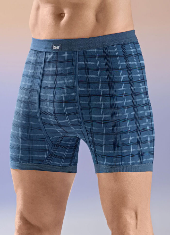 Viererpack Unterhosen mit Karodessin 