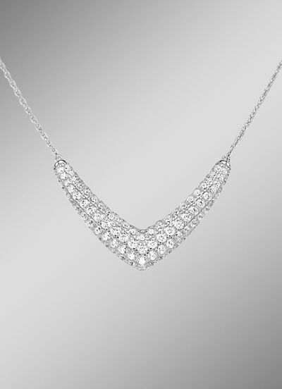 Halskette mit Zirkonia 