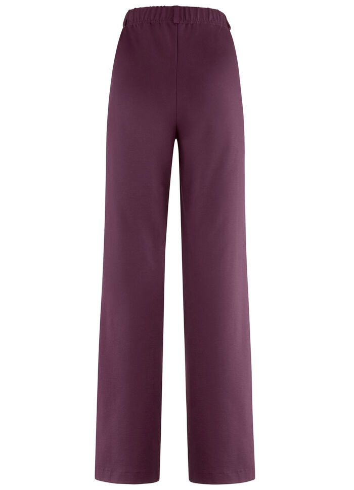 Hose in modischer Palazzo-Form BORDEAUX