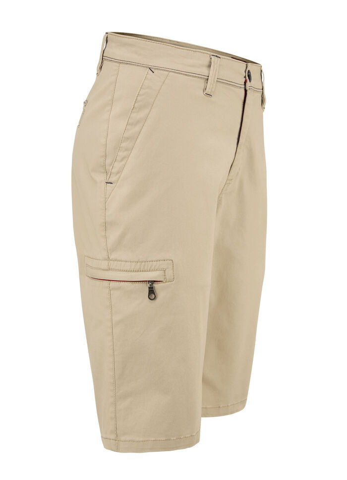 Bermudas mit innenliegenden Cargotaschen in 3 Farben BEIGE