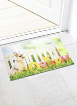 Fu&szlig;matte mit Osterhasen-Motiv 