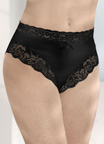 Viererpack Slips mit elastischer Spitze 