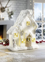 Beleuchtetes Häuschen, batteriebetrieben 