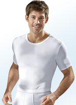 Hermko Dreierpack Schlupfjacken aus Doppelripp, weiß 