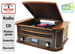DAB-Nostalgie-Stereoanlage im Echtholzgehäuse 