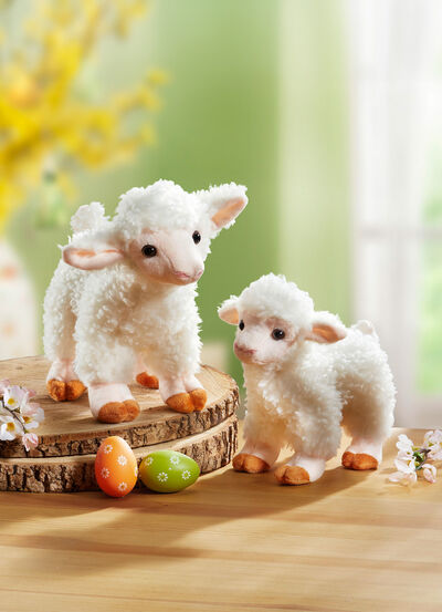 Schaf aus hochwertigem Plüsch, 2er-Set 
