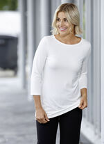 Longshirt mit 3/4-langen Ärmeln 