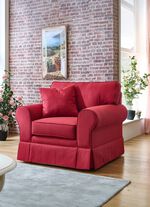 Frei im Raum aufstellbare Polsterm&ouml;bel mit Dekokissen 