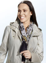 Schal mit Reptildessin 