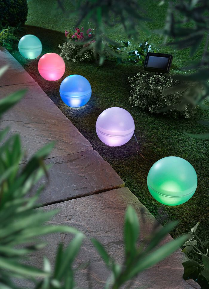 Solarkugeln, 5er-Set 