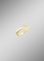 Glänzender Damenring aus Gold 