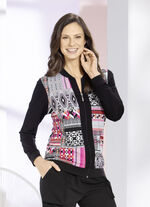 Blusenjacke mit Reißverschlussleiste 