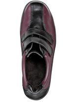 ELENA EDEN Slipper aus Nappaleder BORDEAUX-SCHWARZ