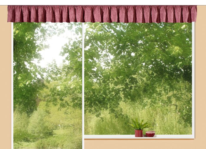 Jacquard Querbehang in veschiedenen Farben FRAISE