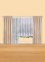 Übergardine mit Ranken-Motiv 