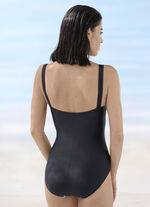 Schwab Badeanzug mit platziertem Druckdessin und Halbkorsage 