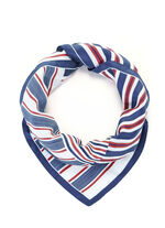 Nickituch mit Streifendessin 