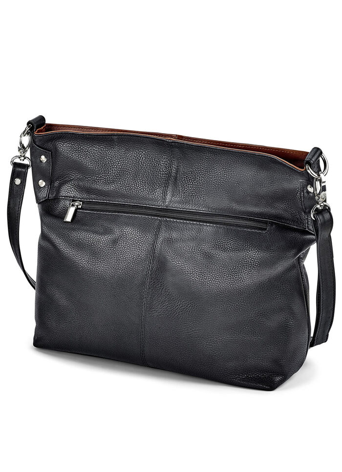 Laurina, Tasche, Damen, mit verstellbarem Umhängeriemen SCHWARZ-MARONE