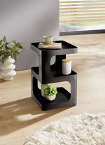 Moderner Beistelltisch aus Metall SCHWARZ