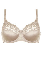 Naturana Zweierpack Bügel-BH mit Tüllstickerei im Vorderteil 1X PUDER, 1X WEISS