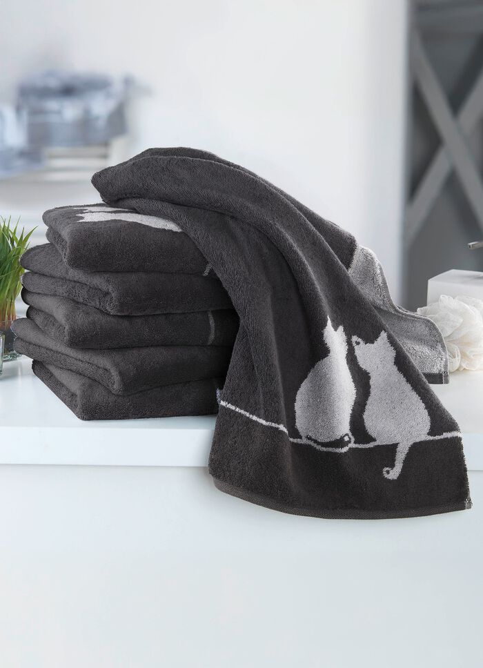 Frottier-Serie von Caw&ouml; ANTHRAZIT