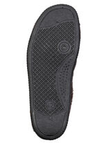 Gefütterte Herren-Hausschuhe, mit Schurwolle BRAUN